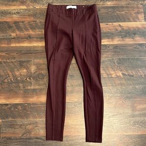 Wine color Old Navy Stevie high rise pull on pointe pants/leggings size S